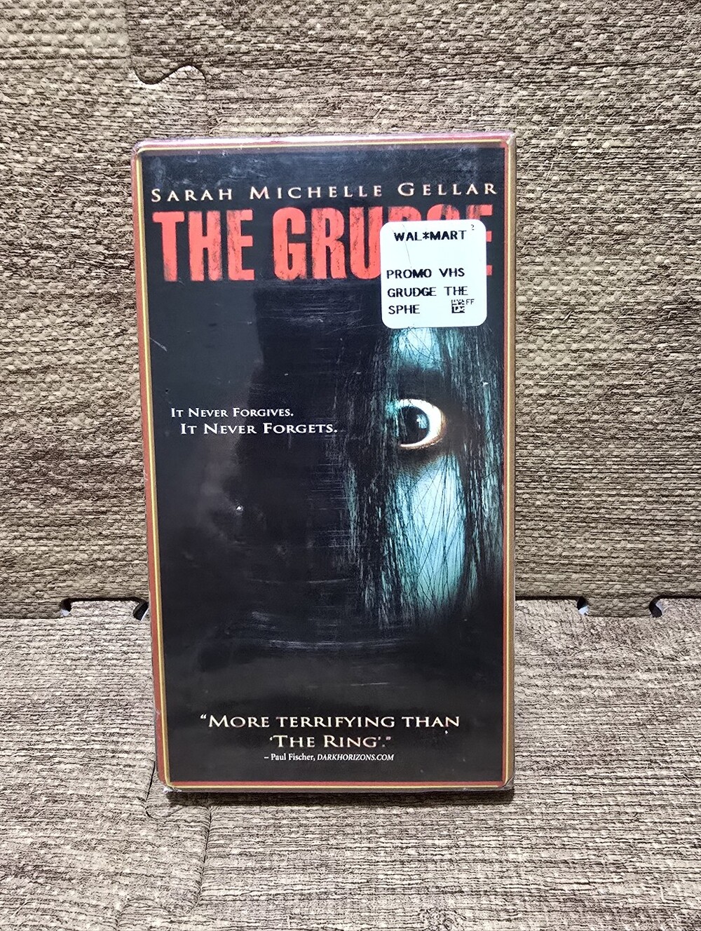 The Grudge VHS 2004 FACTORY SEALED NEW Horror Sarah Michelle G Walmart Promo